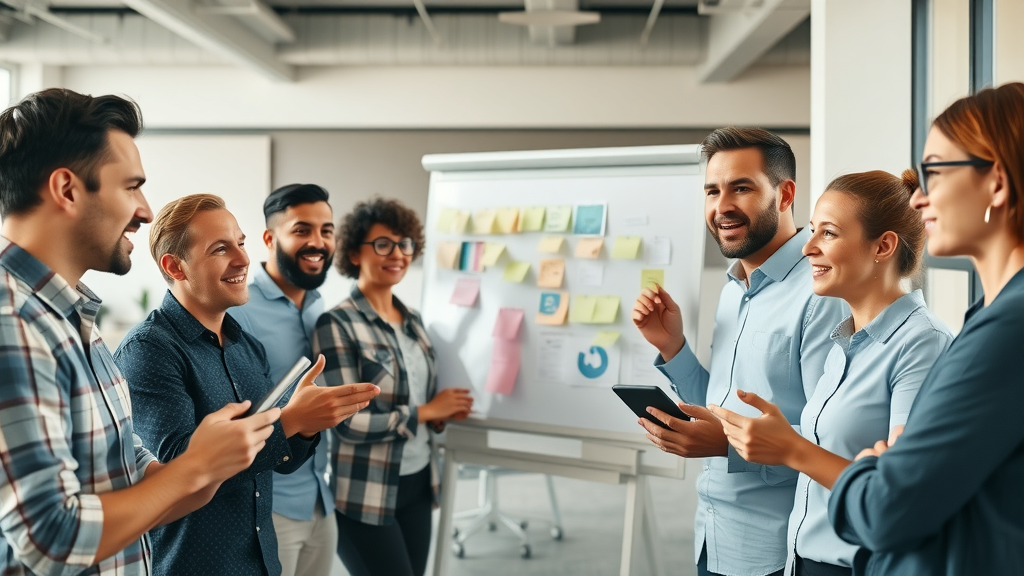 Creative marketer developing target audience personas for effective content marketing strategy.