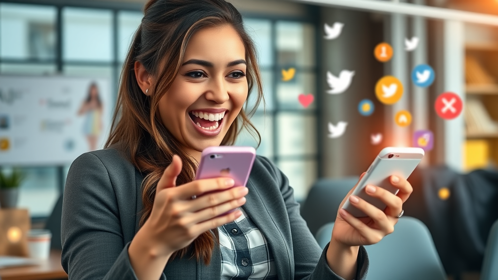 young professional building a personal brand on social media platforms