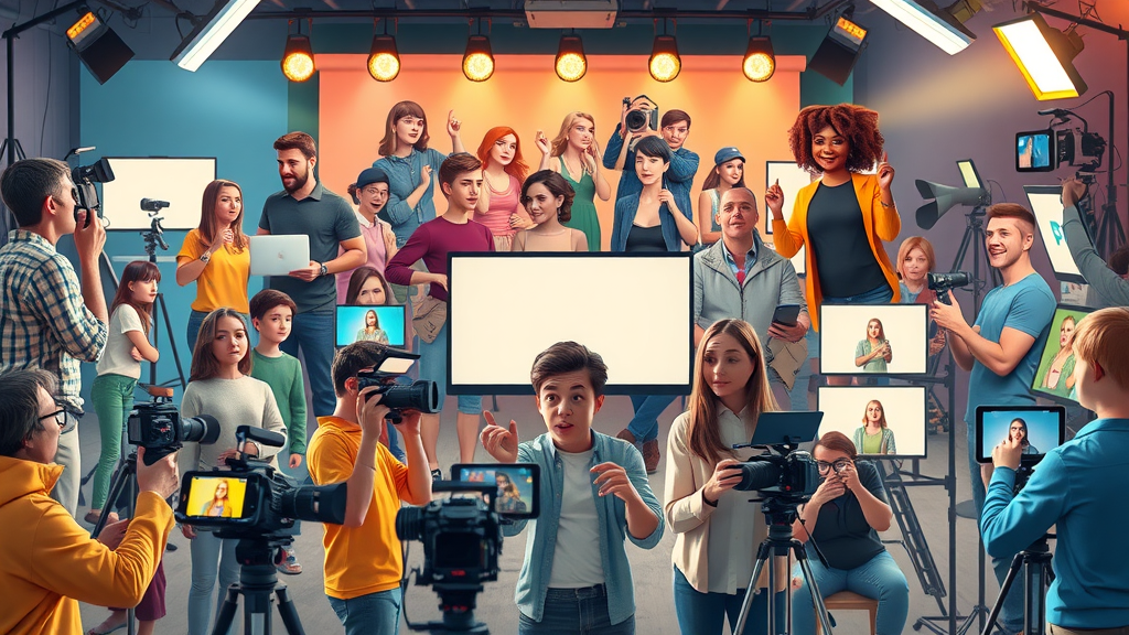 variety of video marketing types including explainer videos, testimonials, and live video production