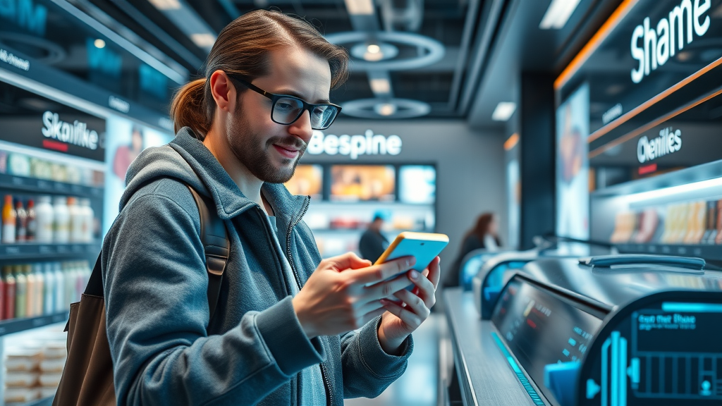 omnichannel marketing interaction with brand awareness elements, shopper engaging
