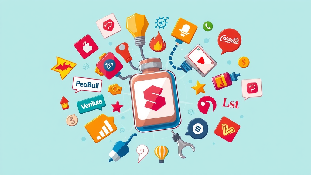 creative branding icons representing differentiation, value, innovation, and social impact