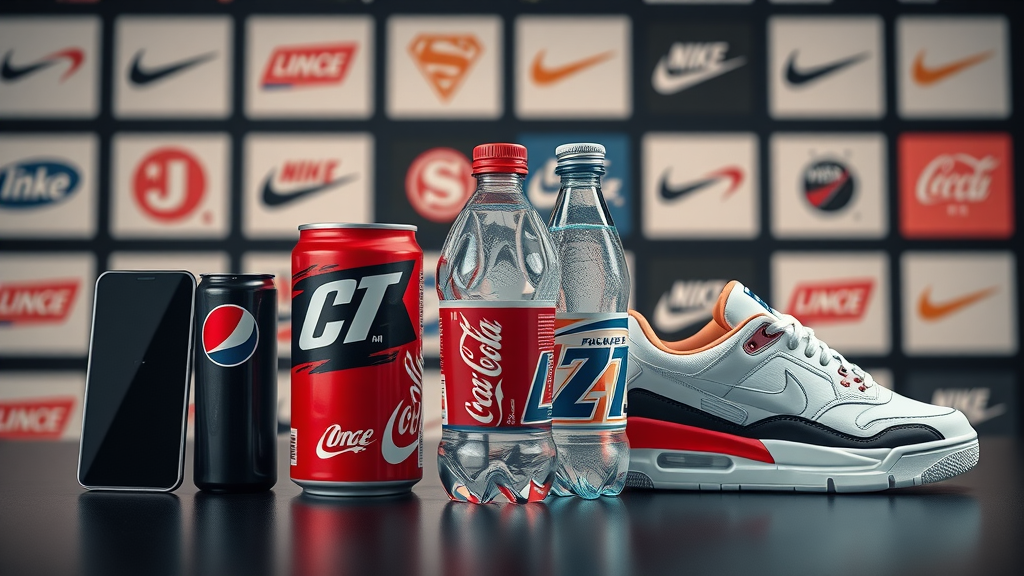 Iconic branded products demonstrating strong brand equity