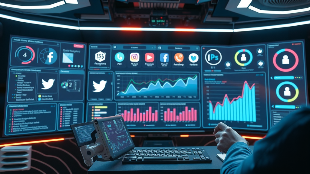 social media analytics dashboard tool integrations real time