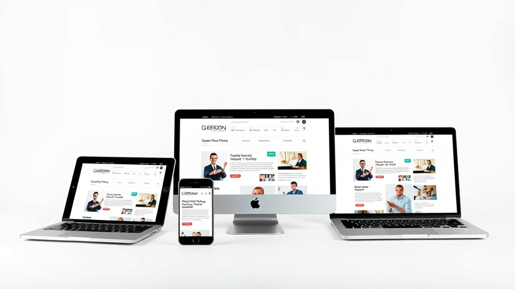 Responsive website with user-friendly layout for optimal on-page SEO across devices.