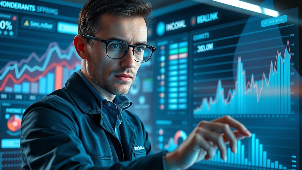 SEO analyst comparing competitor backlinks to improve link building strategies