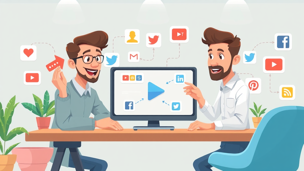 types of social media video content, explainer videos, testimonials, live videos, infographic, social platform icons, video content strategy