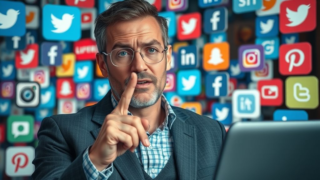 confused business owner comparing ad types and ad formats on different social media platforms