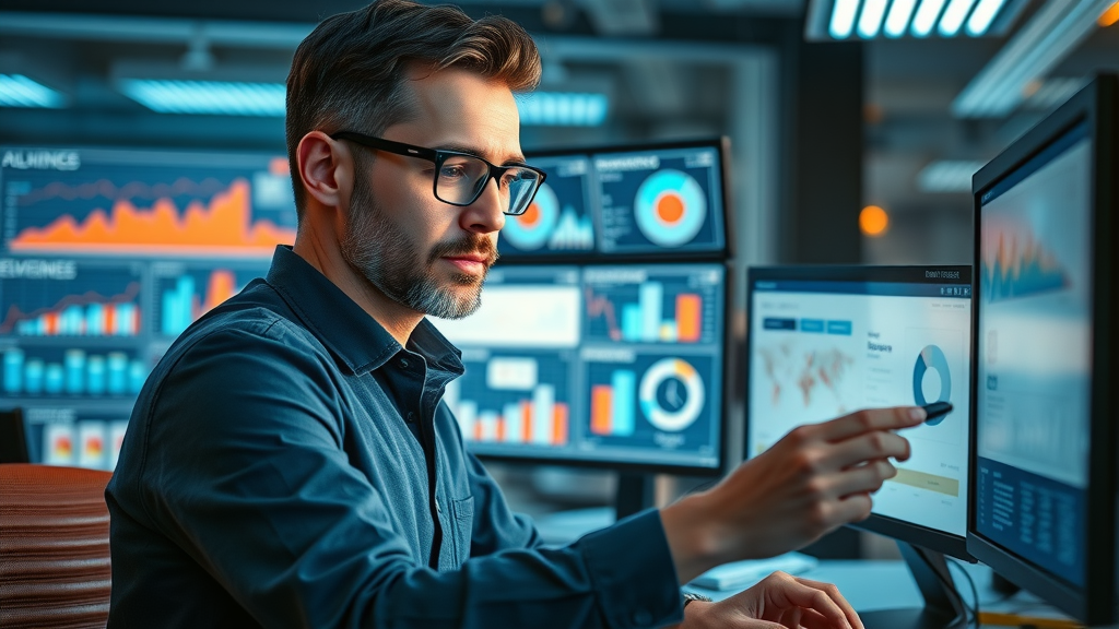 marketer analyzing target audience personas and demographic data for brand identity strategy