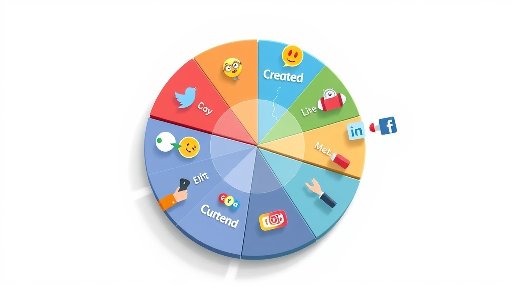 social media analytics content strategy pie rule 50 30 20
