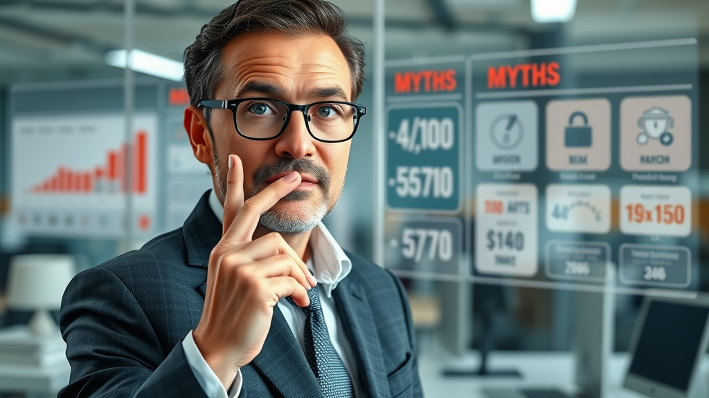 Business leader breaking myths about fractional CMOs and marketing leadership